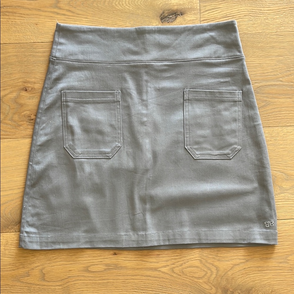 Albion Gray Pencil Mini Skirt for Casual Wear